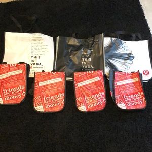 Lululemon reusable bags